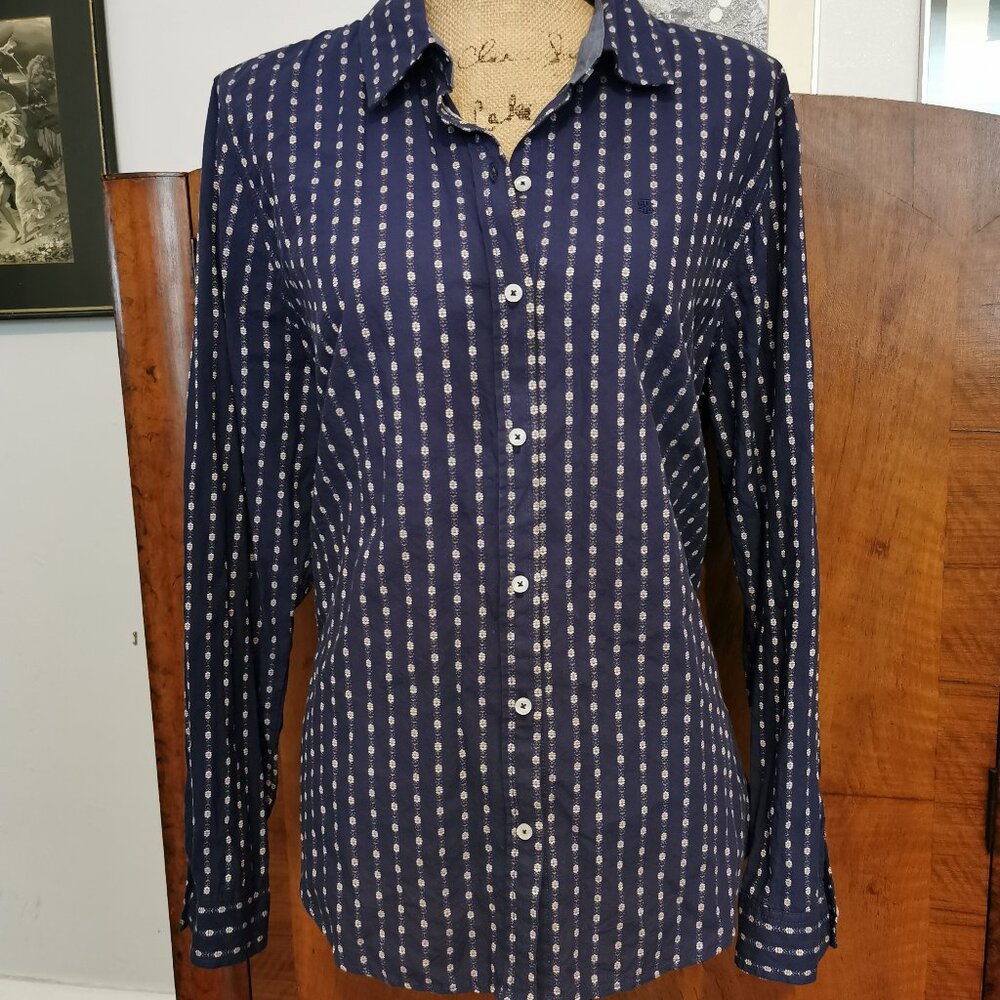 Izod Floral Stripe Buttondown